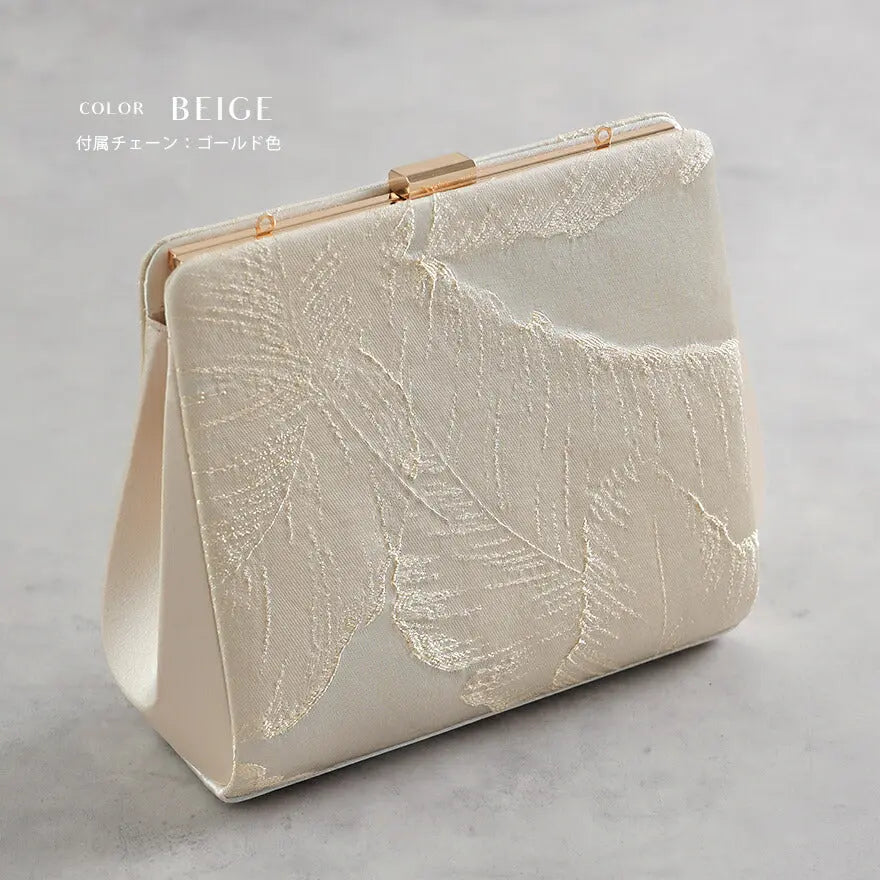 パーティーバッグ結婚式バッグレディース秋冬ビーズ刺しゅう/フェイクパール/ビーズ/スパンコール/コンパクト/2WAY小さめ