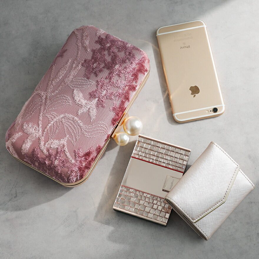 パーティーバッグ結婚式バッグレディース秋冬ビーズ刺しゅう/フェイクパール/ビーズ/スパンコール/コンパクト/2WAY小さめ