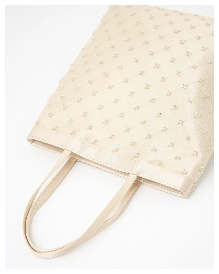 サブバッグレディース春夏刺繍レースA4トート結婚式お呼ばれフォーマルパーティマグネット式シンプルブランド人気