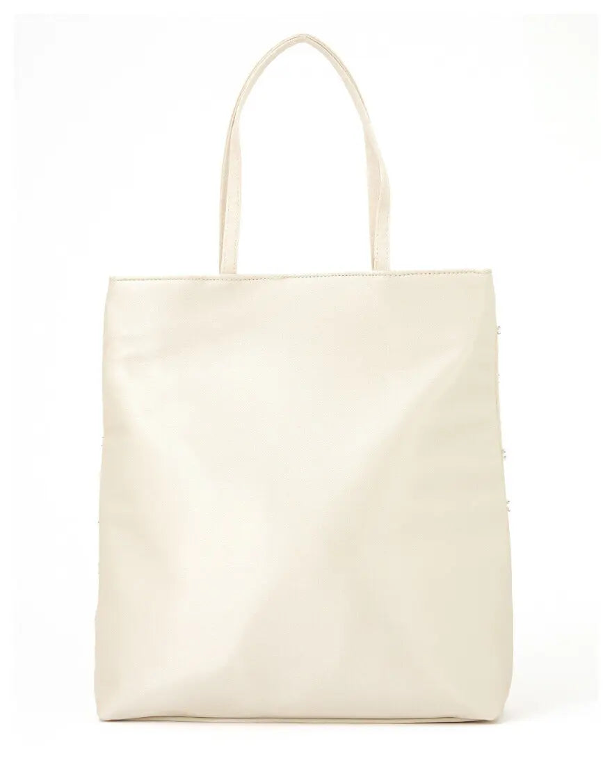 サブバッグ結婚式パーティートートA4フォーマルレース行事翌日配送おしゃれ華やか上品華奢サテンベージュ/ブラック