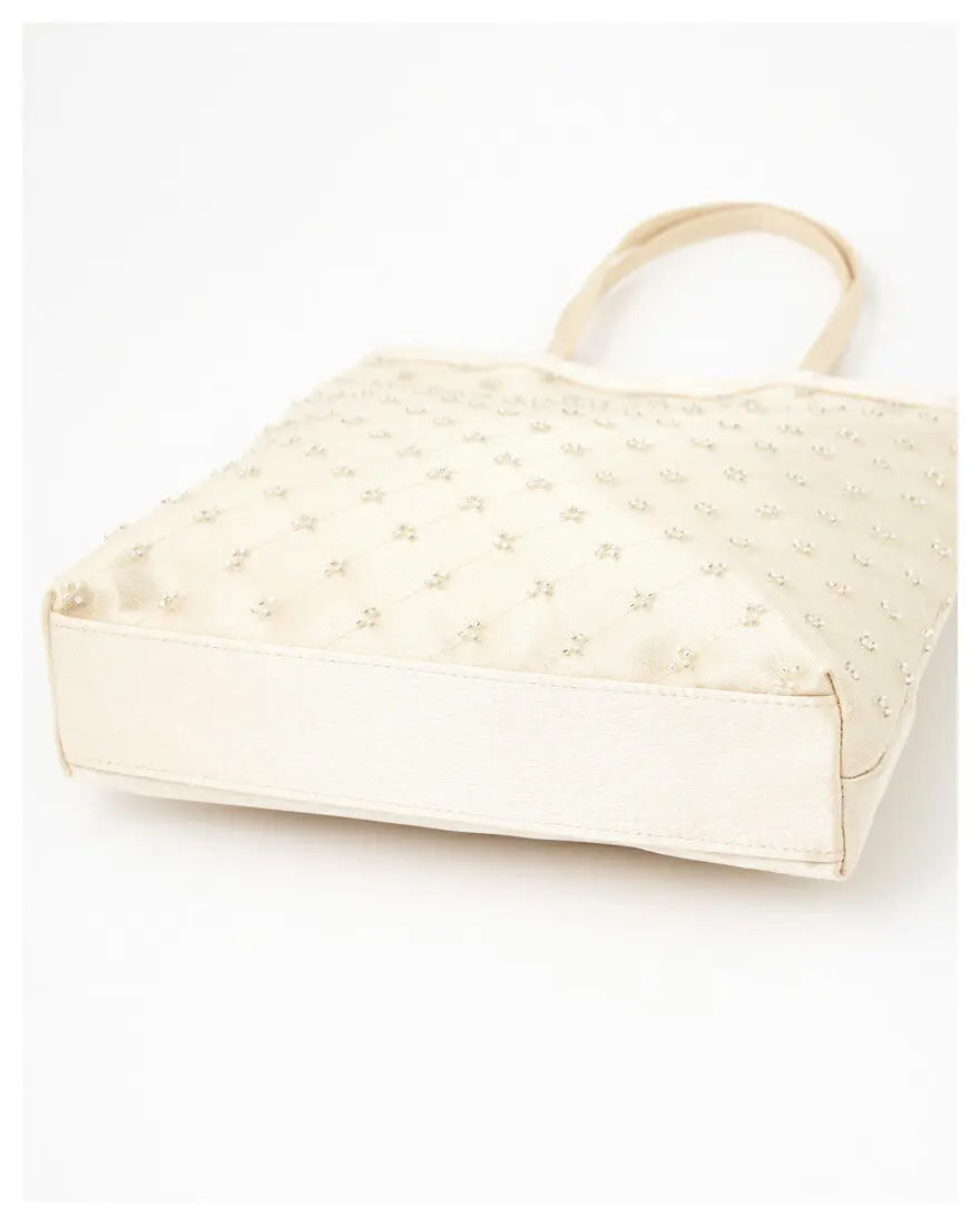 サブバッグレディース春夏刺繍レースA4トート結婚式お呼ばれフォーマルパーティマグネット式シンプルブランド人気