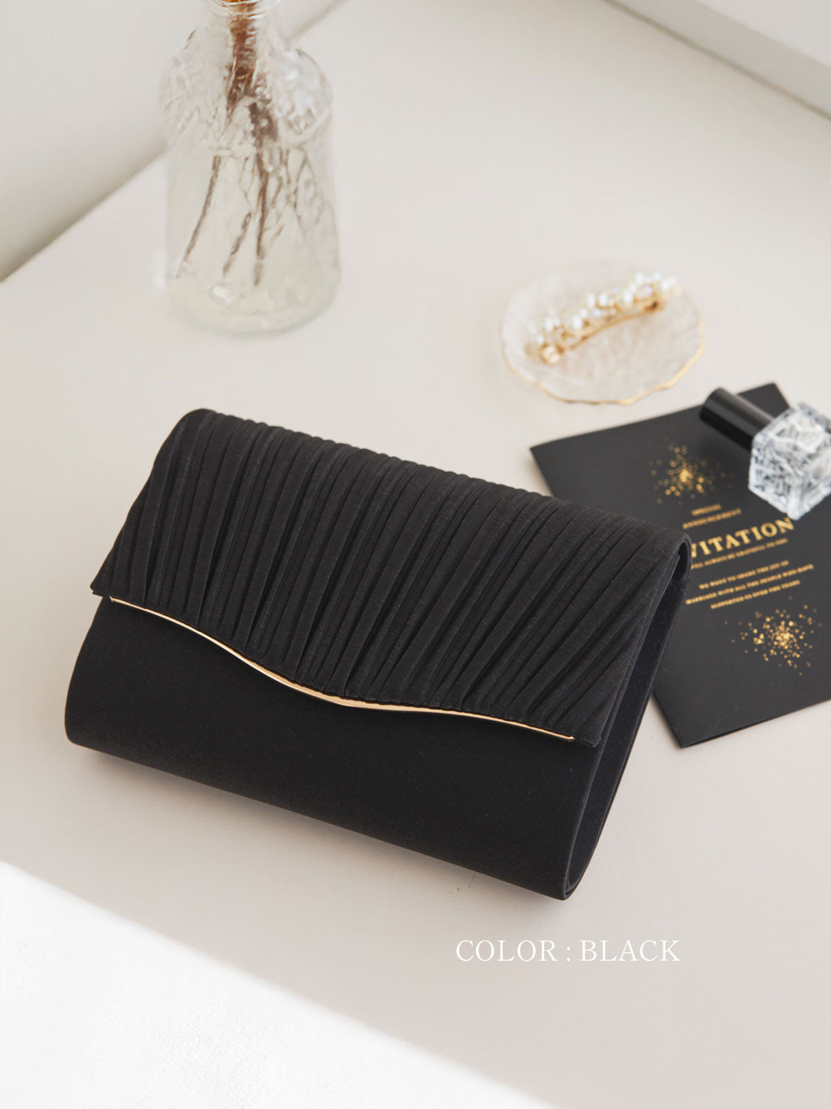 DG ブラック パーティーバッグ TwinkleGirls パーティーバッグ 結婚式 お呼ばれ 3WAY ハンドバッグ