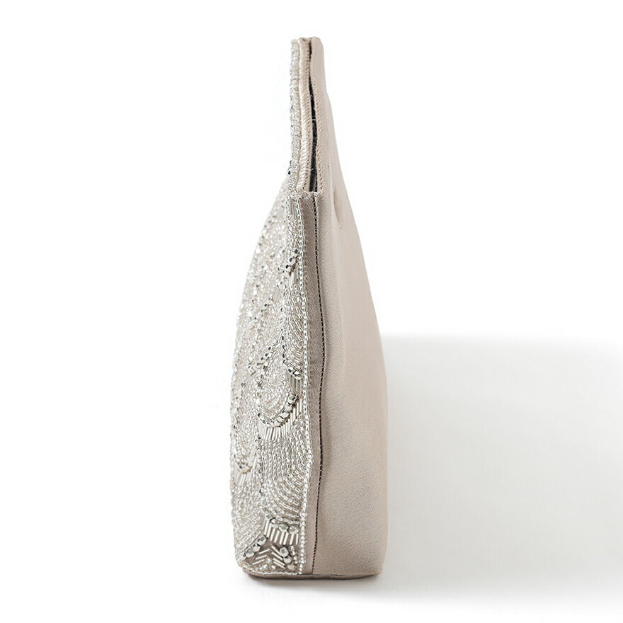 ビーズ刺繍パーティーバッグ結婚式バッグパーティーバッグ大きめレディース春夏ビーズ/刺繍/ショルダー/2WAY