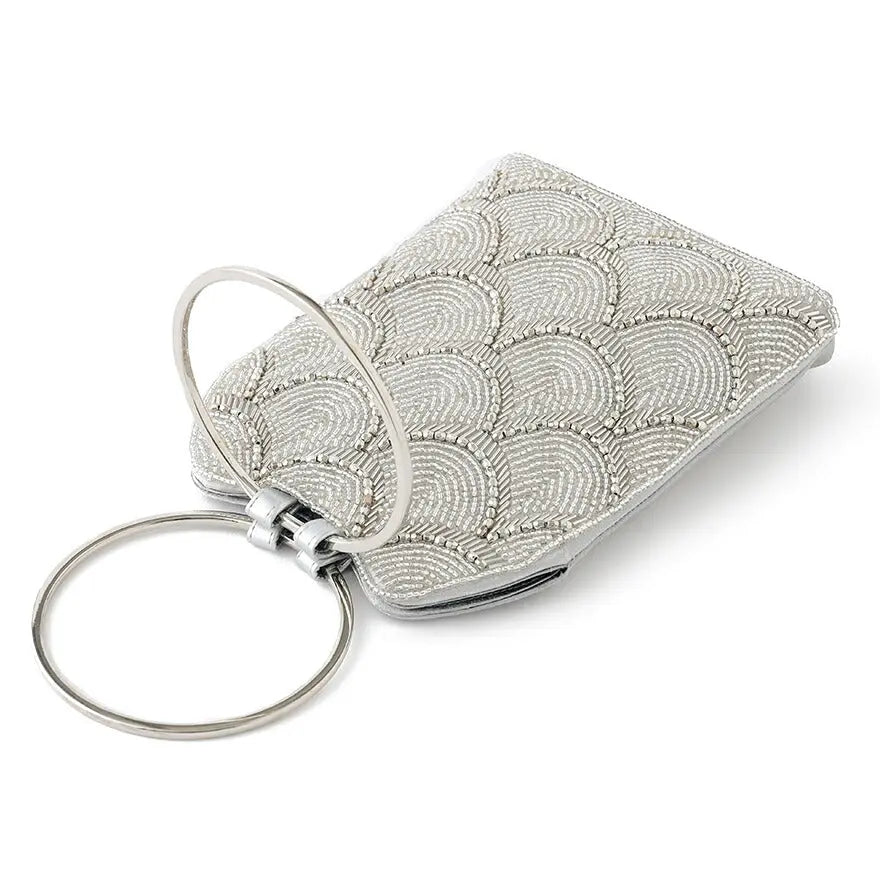 ビーズ刺繍ハンドルパーティーバッグ結婚式バッグパーティーバッグレディース春夏ビーズ/刺繍/ショルダー/2WAY