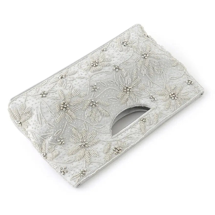 ビーズ刺繍パーティーバッグ結婚式バッグパーティーバッグ大きめレディース春夏ビーズ/刺繍/ショルダー/2WAY