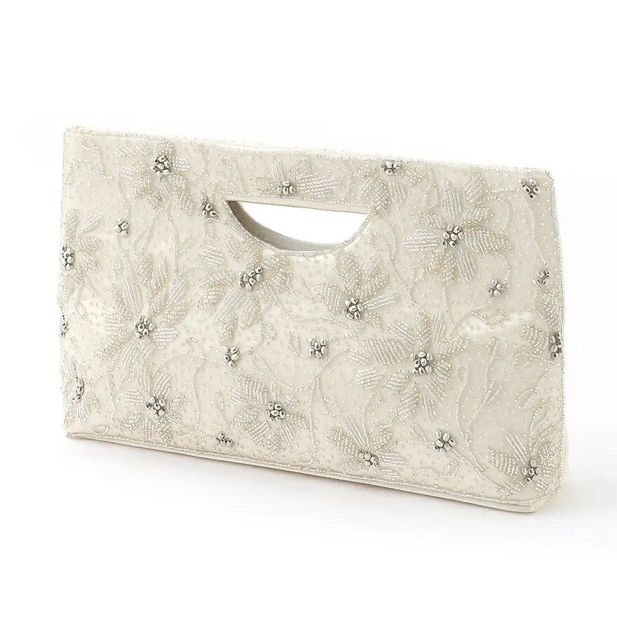 パーティーバッグ結婚式バッグレディース秋冬ビーズ刺しゅう/フェイクパール/ビーズ/スパンコール/コンパクト/2WAY小さめ