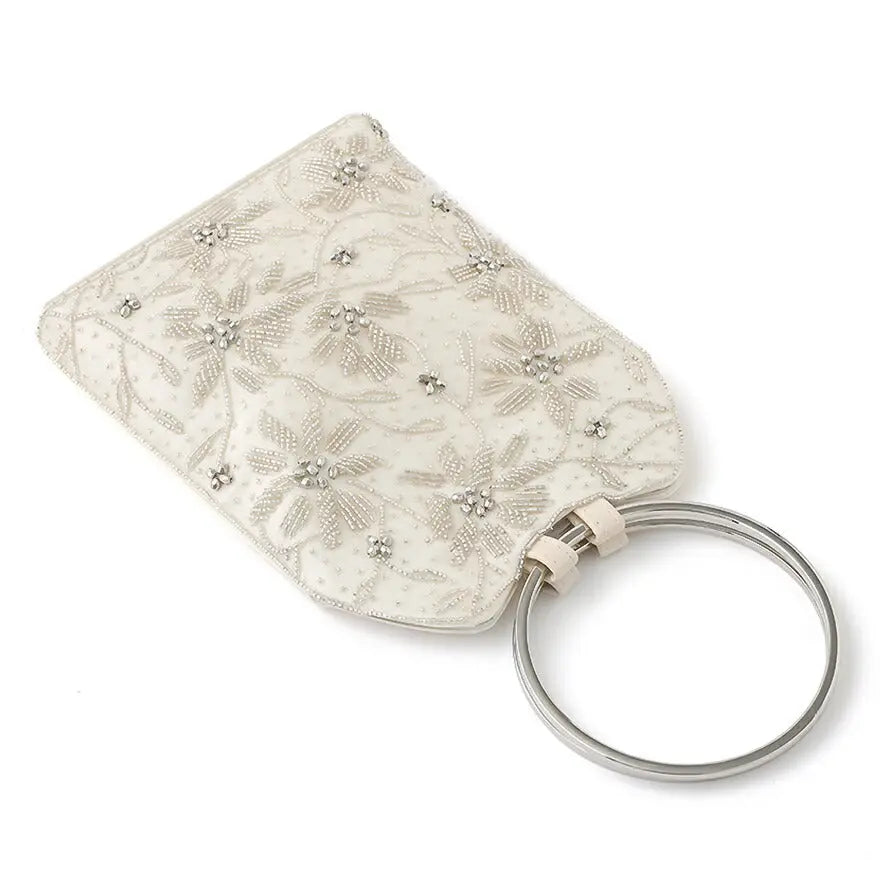 ビーズ刺繍ハンドルパーティーバッグ結婚式バッグパーティーバッグレディース春夏ビーズ/刺繍/ショルダー/2WAY