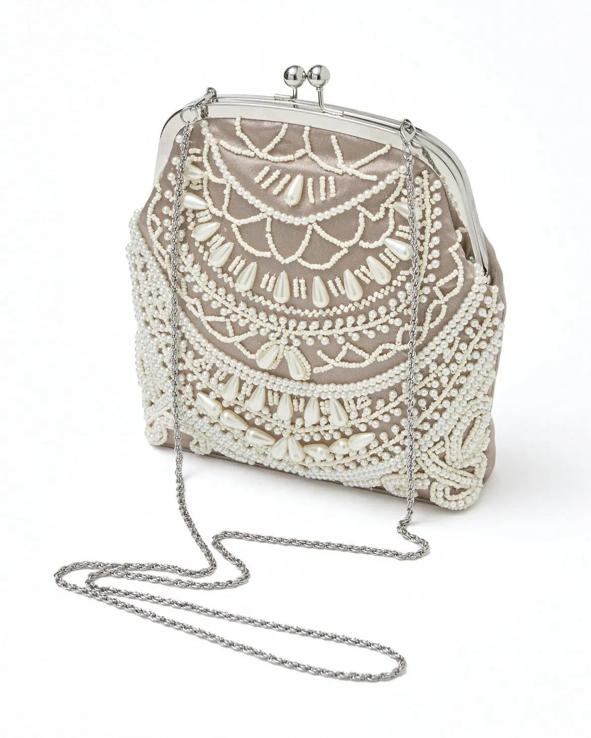 パーティーバッグ結婚式お呼ばれフォーマルバッグ2WAYショルダークラッチレディースシルバーベージュブラック小さめ上品披露宴二次会卒業式入学式謝恩会