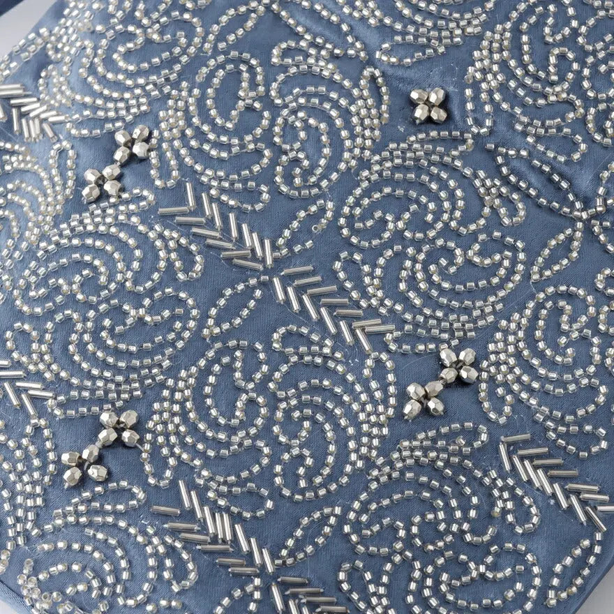 【3%OFFクーポンで10456円】リングハンドル刺繍巾着バッグパーティーバッグ結婚式バッグレディース春夏お呼ばれ/パーティ/リボン/オーガンジー/キラキラ/ビーズ/2WAY