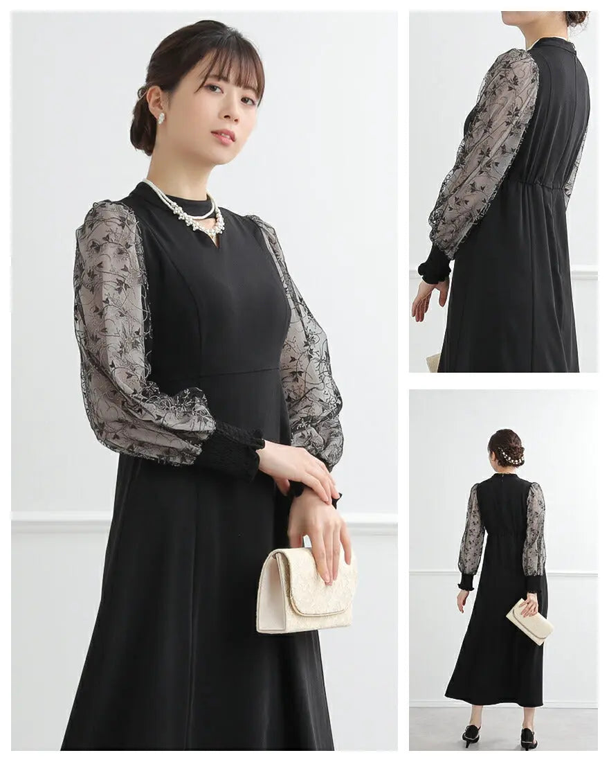 【美品】ANDRESDアンドレスド　Sサイズ　結婚式　お呼ばれドレス　ワンピース 楽天市場】アシンメトリータックドレス パーティードレス 結婚式