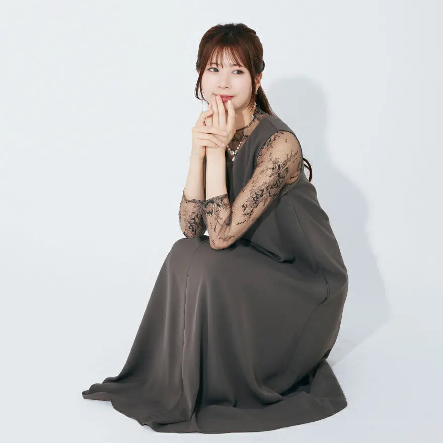 フェイクレイヤードワンピース ドレス パーティードレス  結婚式 お呼ばれ ドレス ロング チュール 春夏 フォーマル レース パーティー ロングドレス 袖あり 大きいサイズ パーティードレス通販TwinkleGIrls