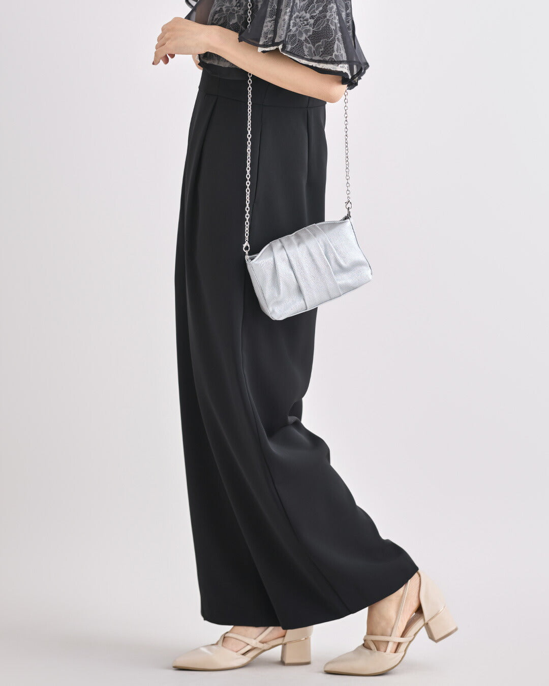 ドレスパーティードレス結婚式ワンピースお呼ばれロング春夏フォーマルプリーツパーティーレースロングドレス袖あり大きいサイズ