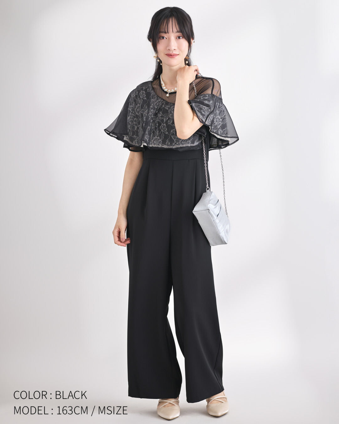 ドレスパーティードレス結婚式ワンピースお呼ばれロング春夏フォーマルプリーツパーティーレースロングドレス袖あり大きいサイズ