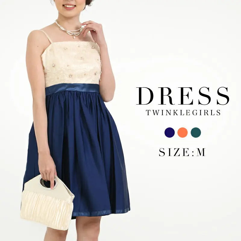 パーティードレス結婚式ドレス【全３色】お花モチーフのマットサテンワンピース!!お呼ばれに人気のドレス☆ドレス結婚式お呼ばれパーティーブライズメイド二次会2次会パーティ通販Dress楽天服装お呼ばれ服パーティドレス送料無料