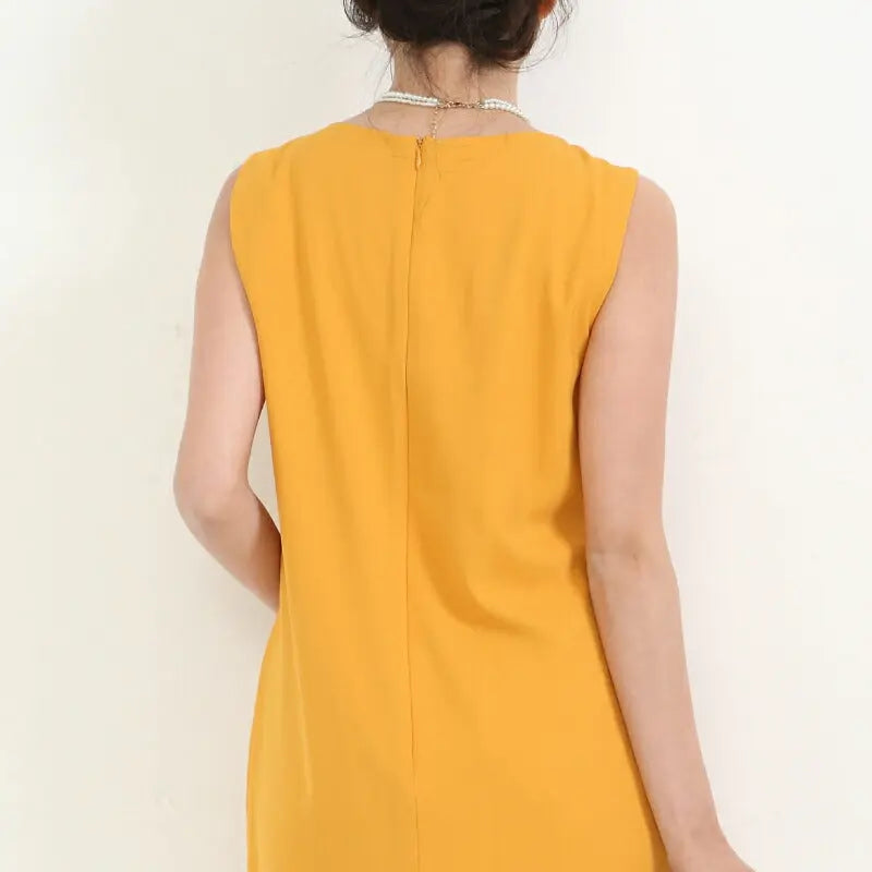 パーティードレス結婚式ドレス【全３色】リボンデザインＩラインノースリーブワンピース!!お呼ばれに人気のドレス☆ドレス結婚式お呼ばれパーティーブライズメイド二次会2次会パーティ通販Dress楽天服装お呼ばれ服パーティドレス送料無料