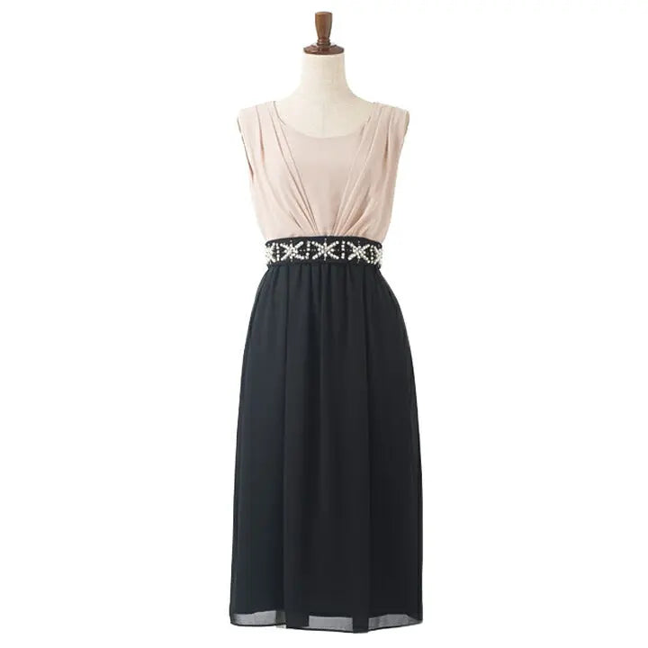 パーティードレス ミモレ丈 ロング丈 結婚式 ワンピース ドレス お呼ばれシフォン/サテン/パール/ビジュー/ベルト/ カシュクール/グリーン/ネイビー/ブラック/M/L/LL/2L/9号/11号/13号/15号/ パーティードレス通販TwinkleGIrls