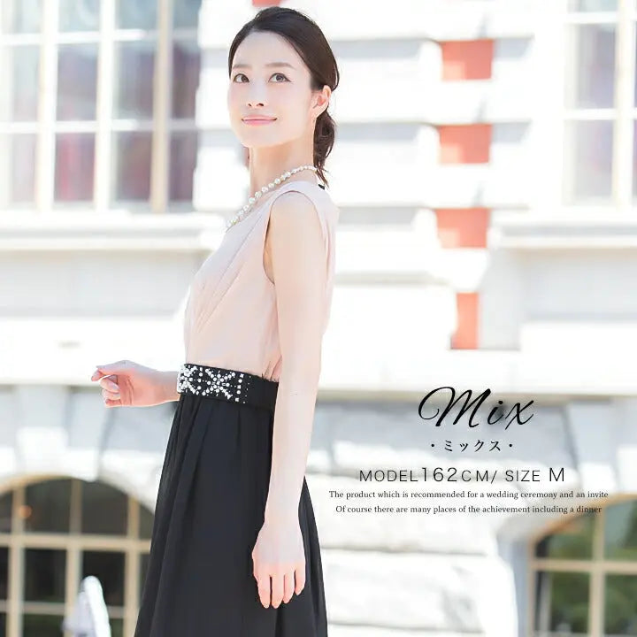 パーティードレスミモレ丈ロング丈結婚式ワンピースドレスお呼ばれシフォン/サテン/パール/ビジュー/ベルト/カシュクール/グリーン/ネイビー/ブラック/M/L/LL/2L/9号/11号/13号/15号/