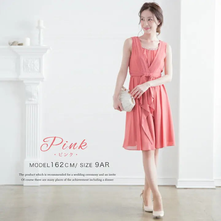 パーティードレス結婚式ワンピースドレス大きいサイズAラインビジューパーティドレス