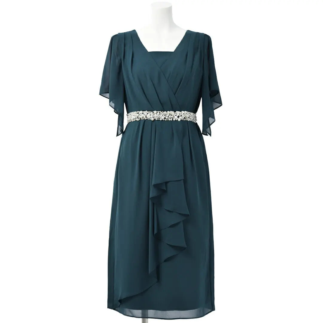 結婚式 ワンピース パーティードレス ミモレ丈 ロング丈 袖あり レディース ドレス ミモレ丈ワンピース パーティードレス通販TwinkleGIrls