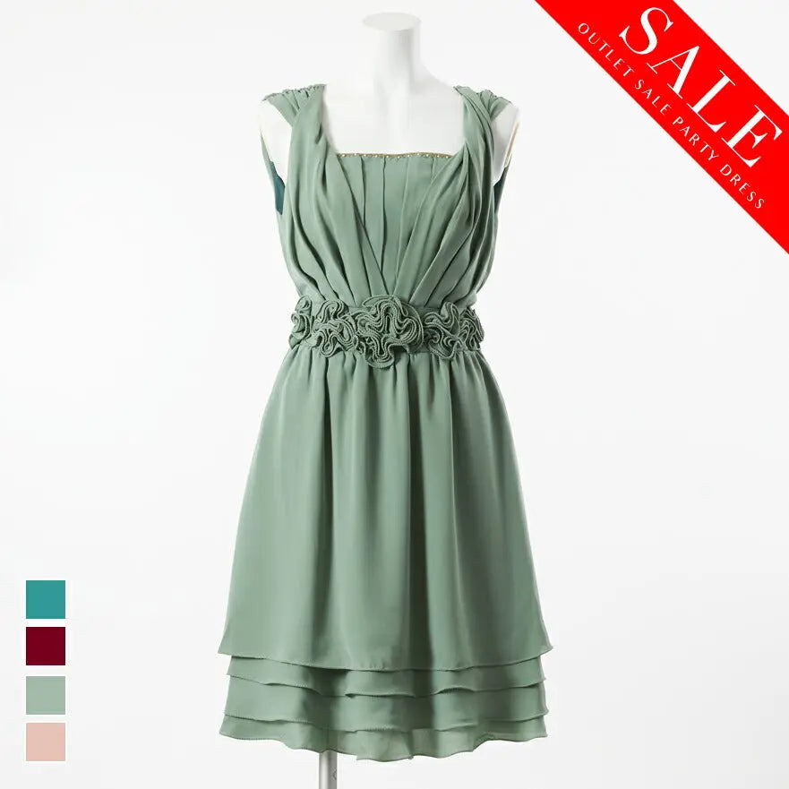 パーティードレス結婚式ドレスウエスト薔薇モチーフのＡラインパーティドレスパーティードレス通販パーティードレス結婚式薔薇モチーフパーティードレスAラインパーティードレス