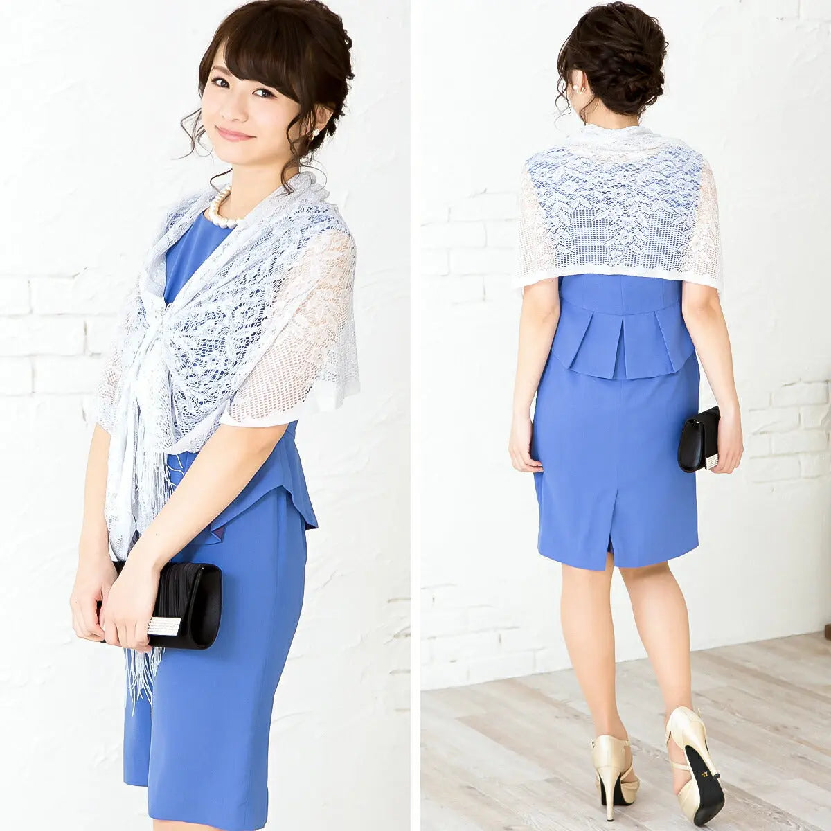 結婚式ワンピースパーティードレスパーティドレスドレスタイト二次会披露宴お呼ばれフォーマルレディース服即日配送