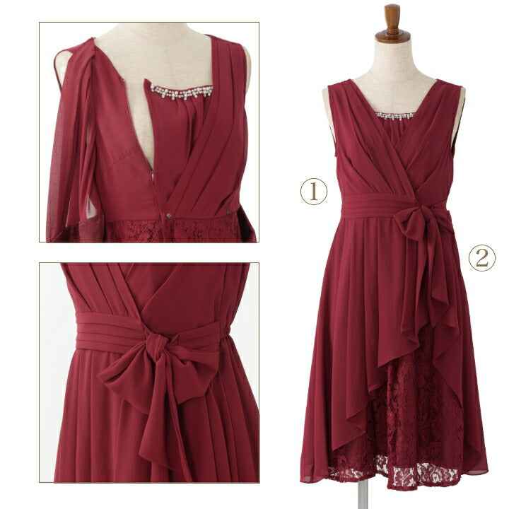 結婚式パンツドレス