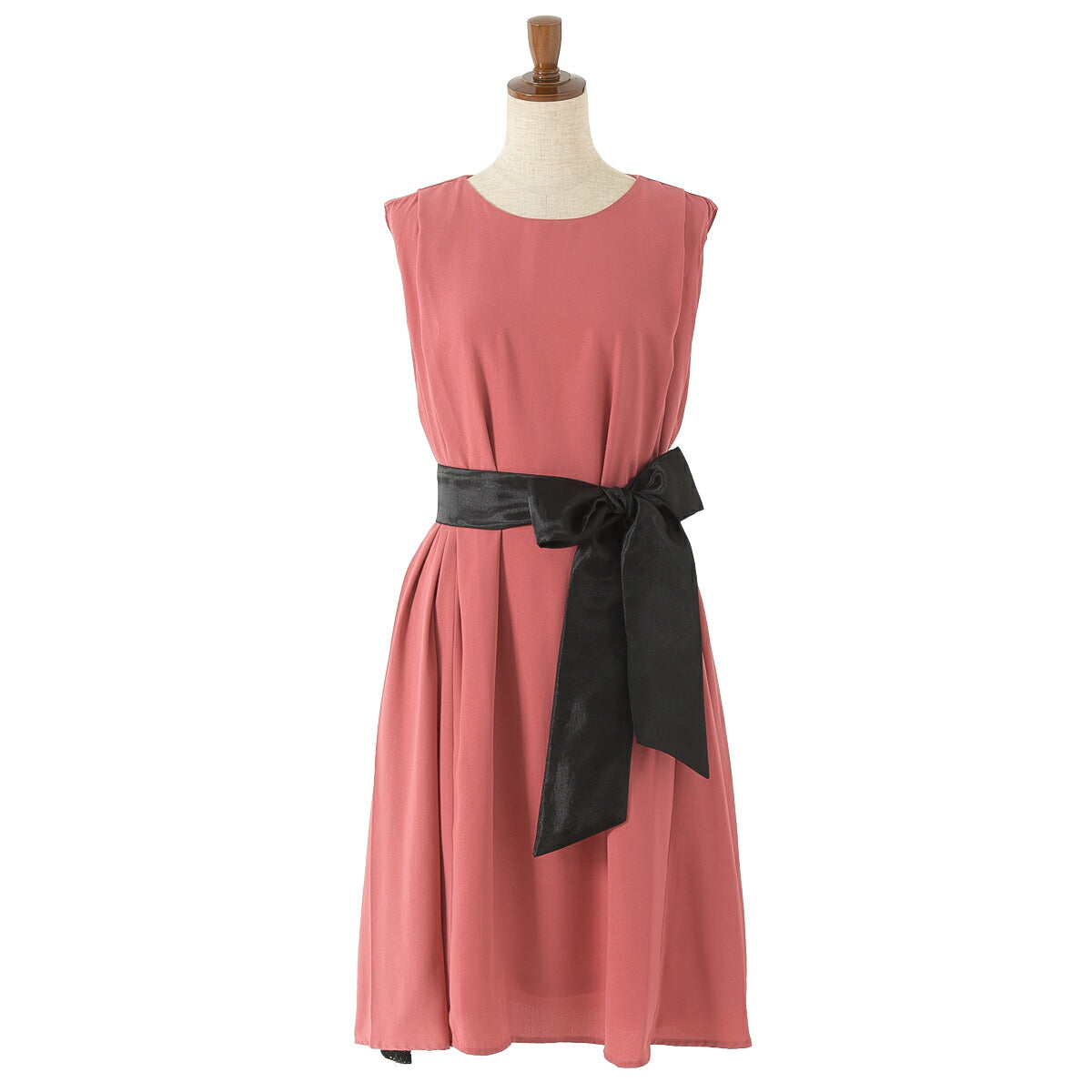 パーティードレス 結婚式/ワンピース/ドレス/春夏/お呼ばれＩライン/膝丈/ジョーゼット/サテン/授乳口/マタニティドレス/リボン/ コードレース/ピンク/ネイビー/ブルーグリーン/ブラック/Mサイズ/9号 パーティードレス通販TwinkleGIrls