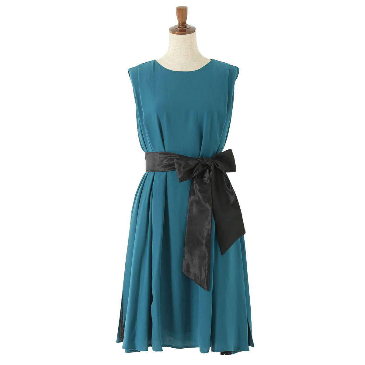 パーティードレス 結婚式/ワンピース/ドレス/春夏/お呼ばれＩライン/膝丈/ジョーゼット/サテン/授乳口/マタニティドレス/リボン/ コードレース/ピンク/ネイビー/ブルーグリーン/ブラック/Mサイズ/9号 パーティードレス通販TwinkleGIrls