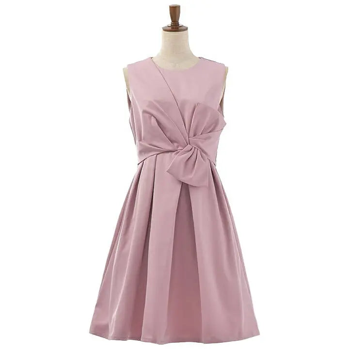 ドレス 結婚式 パーティードレス フレアドレス 結婚式 チュール サテン パーティードレス  結婚式 パーティードレス リボン フレアライン パーティードレス通販TwinkleGIrls