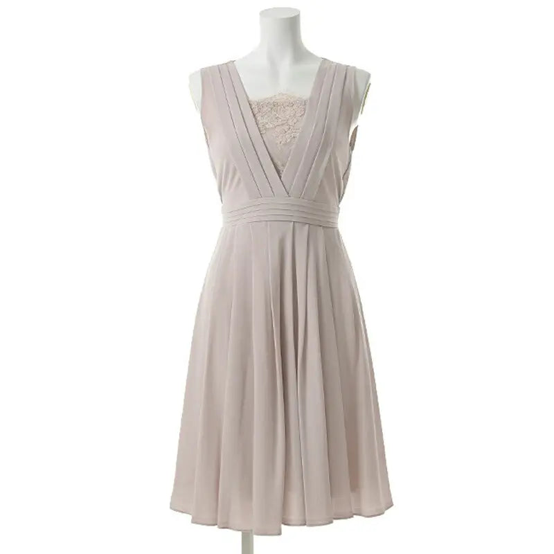 パーティードレス 結婚式 ワンピース レース カシュクール 膝丈 ミディアム ドレス 二次会 披露宴 お呼ばれ フォーマル レディース 服 パーティードレス通販TwinkleGIrls