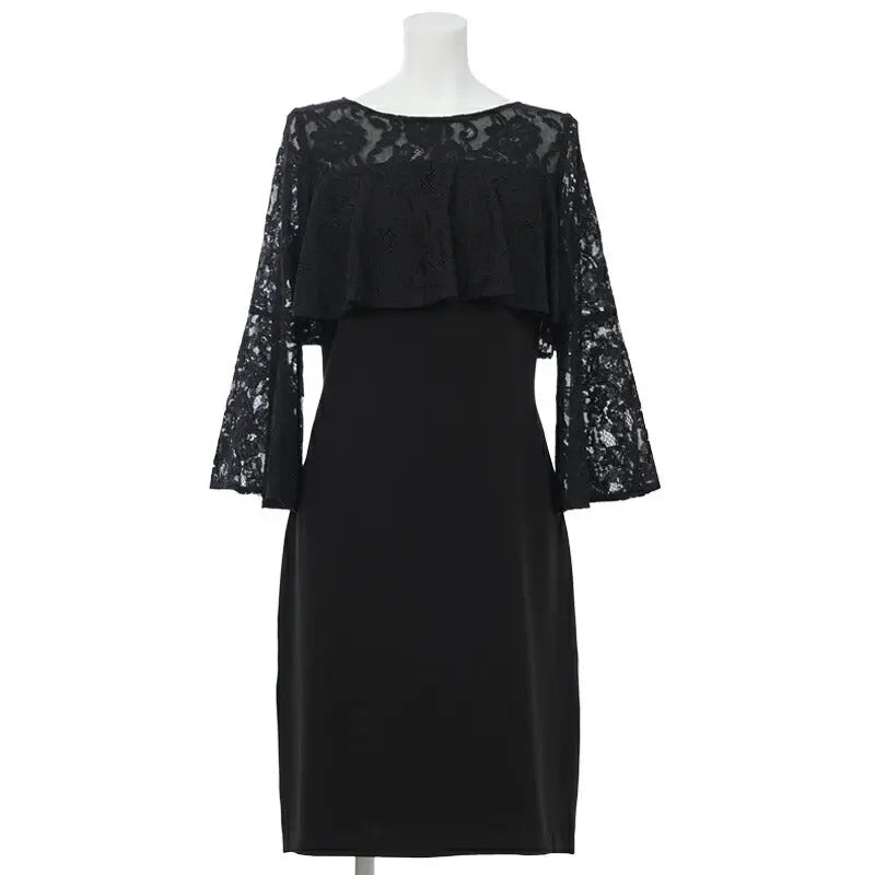 パーティードレス 結婚式 ワンピース 袖あり レース ミモレ丈 ドレス 二次会 披露宴 お呼ばれ フォーマル レディース 服 パーティードレス通販TwinkleGIrls