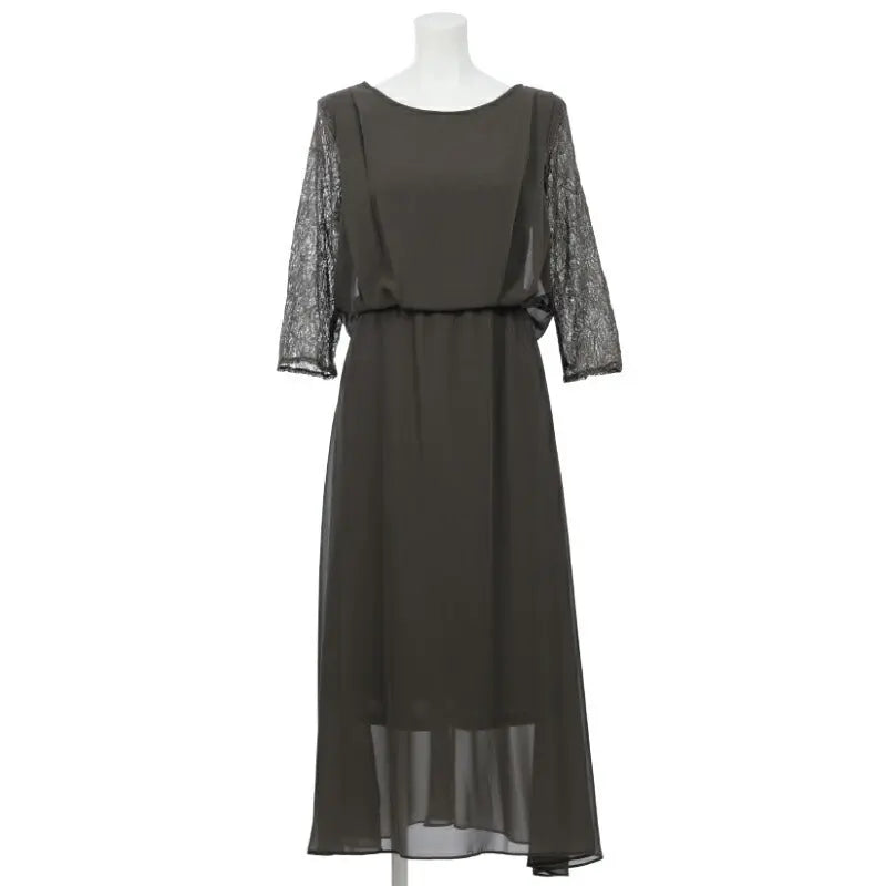 パーティードレス 結婚式 ワンピース 袖あり レース ミモレ丈 ドレス 二次会 披露宴 お呼ばれ フォーマル レディース 服 パーティードレス通販TwinkleGIrls