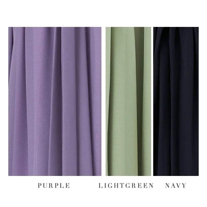 パーティードレス結婚式ワンピースドレスお呼ばれ袖チュール7分袖体型カバージョーゼットラップスカート風ウエストゴム膝丈ミモレ丈パーティー披露宴謝恩会同窓会成人式フォーマルレディース服即日配送