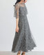 トレンド感のあるグレイッシュグリーン。謝恩会やパーティーに映える一着 サイドスタイル