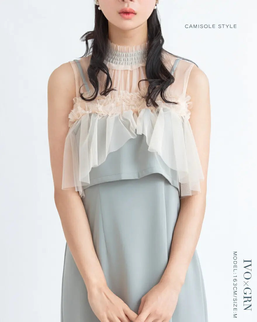 ドレスパーティードレス結婚式ワンピースお呼ばれロング春夏フォーマルプリーツパーティーレースロングドレス袖あり大きいサイズ