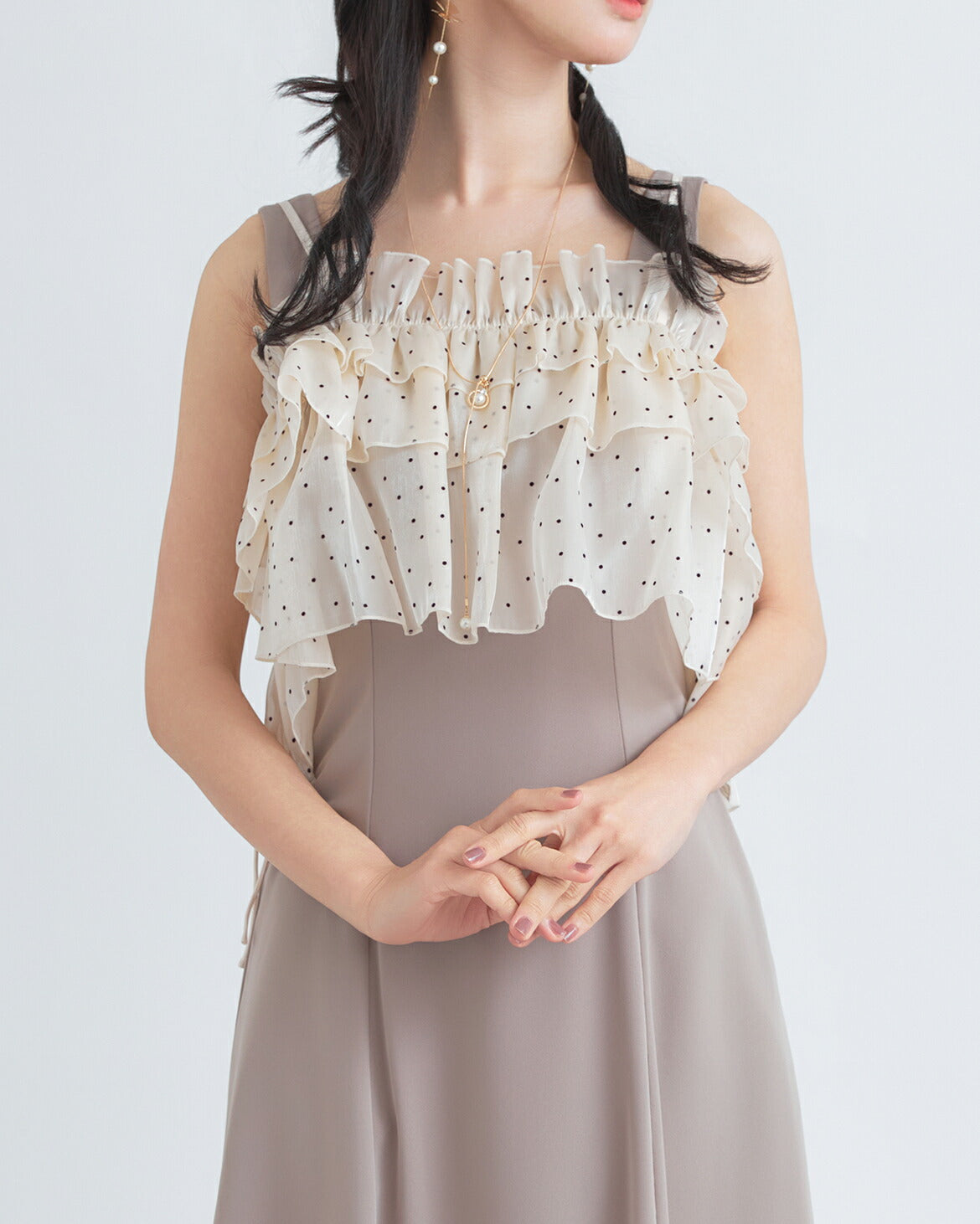 ドレスパーティードレス結婚式ワンピースお呼ばれロング春夏フォーマルプリーツパーティーレースロングドレス袖あり大きいサイズ