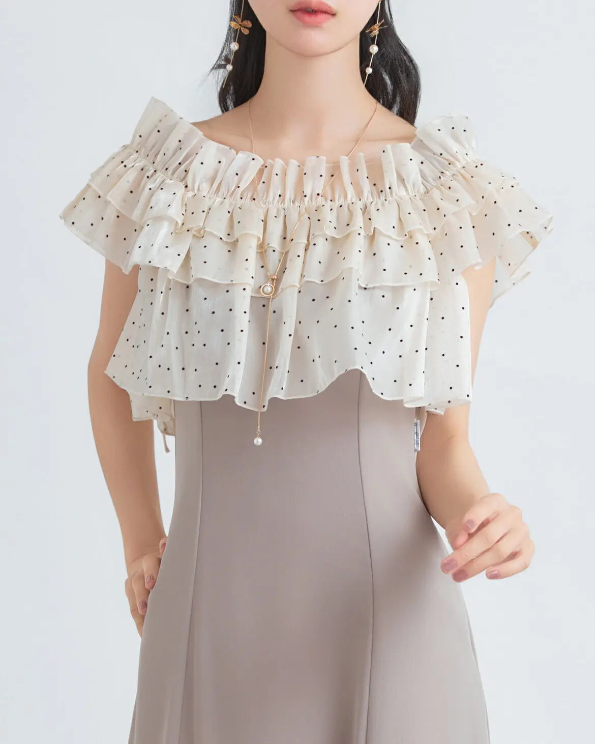 ドレスパーティードレス結婚式ワンピースお呼ばれロング春夏フォーマルプリーツパーティーレースロングドレス袖あり大きいサイズ