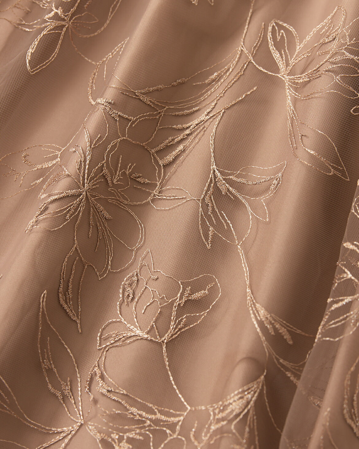 TwinkleGirlsパーティードレス結婚式お呼ばれ体型カバーレース刺繍チュールワンピース袖ありM〜3L対応partydress1970