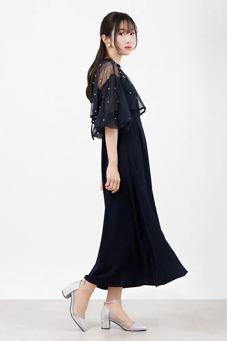 【1%OFFクーポンで19602円】エンブロイダリーボレロセットドレスドレスパーティードレス結婚式お呼ばれワンピースロングチュール春夏フォーマルレースパーティーロングドレス袖あり大きいサイズ