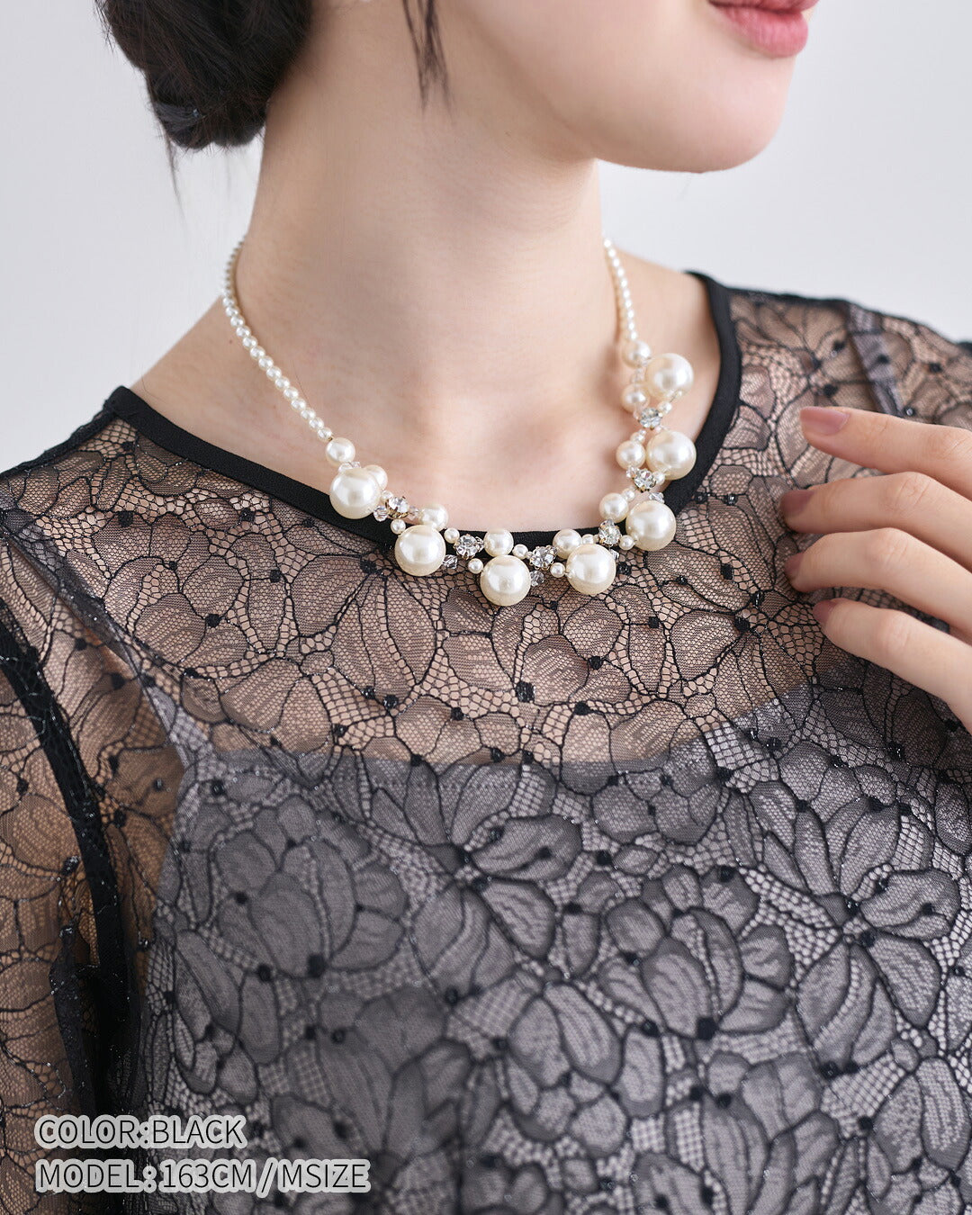 ワイドパンツパンツドレスレディース結婚式お呼ばれパーティーチュール袖シアー袖細見え体型カバー上品ブラック/チャコールグレーS/Mパーティードレス