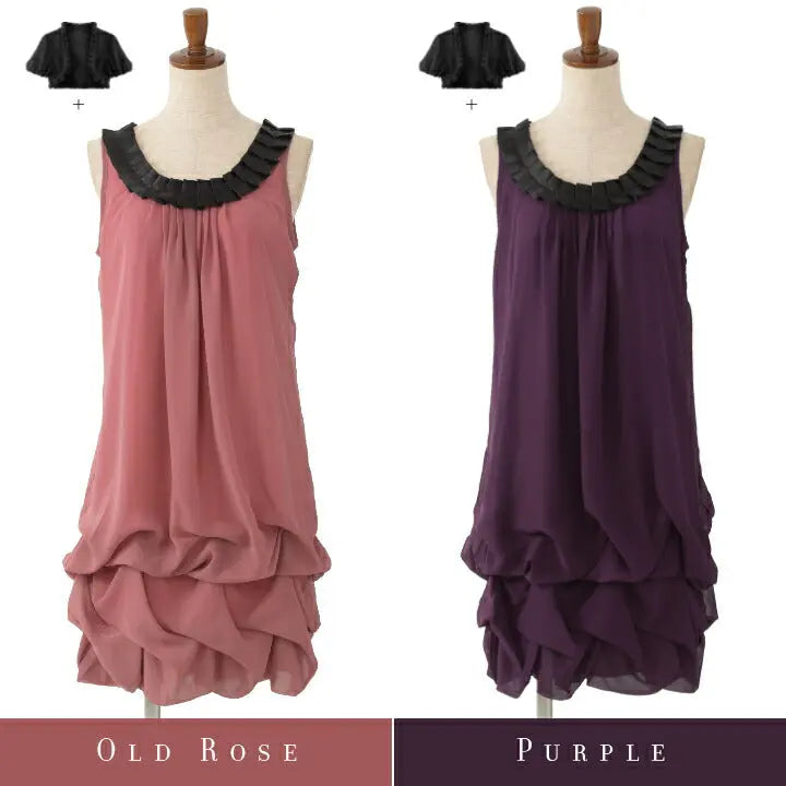 パーティードレス豪華７点セット結婚式ワンピースドレス福袋パーティドレス大きいサイズパーティ秋冬半袖Aライン