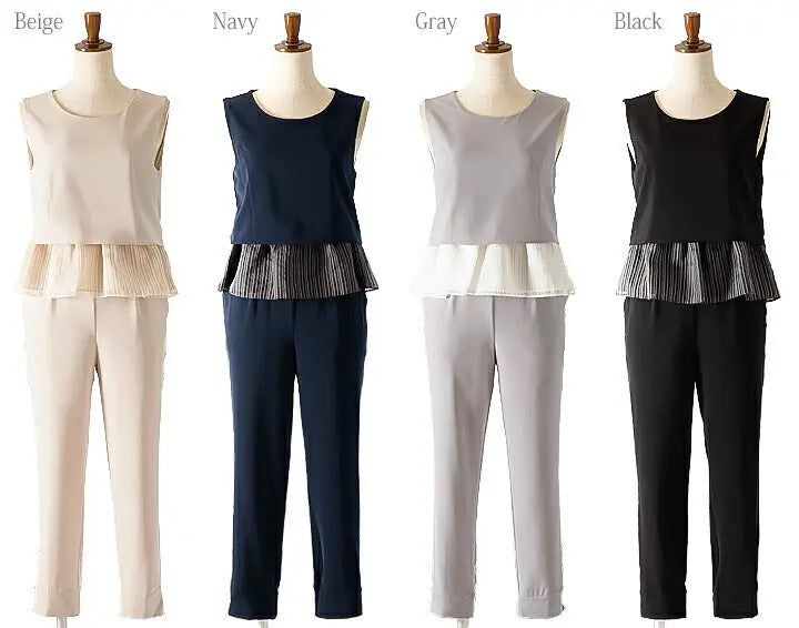 パーティードレス パンツ Party Dress パンツドレス セットアップ オールインワン パーティドレス 結婚式 ワンピース パーティー ドレス ゲストドレス ストライプ セット パーティードレス通販TwinkleGIrls