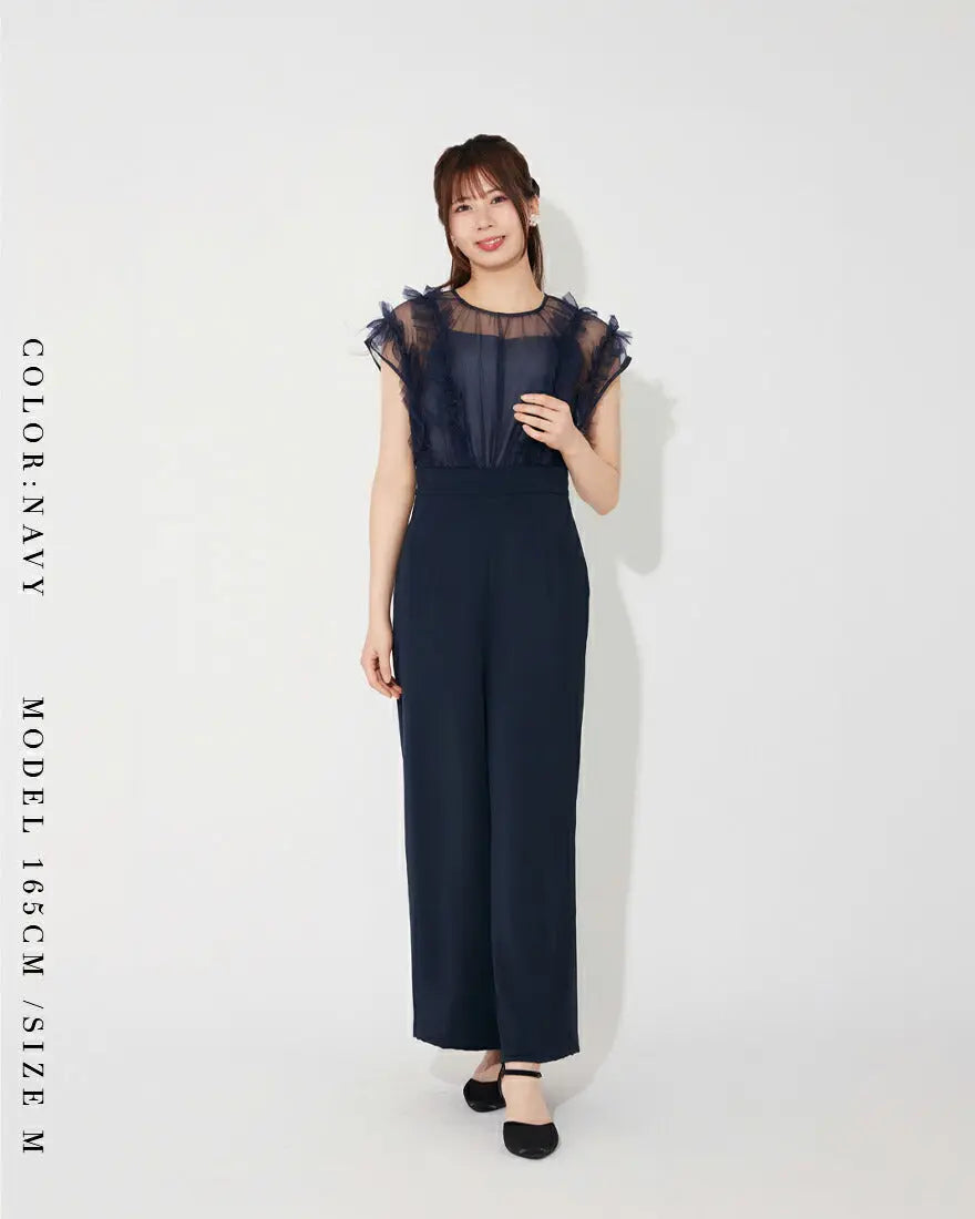 ドレスパーティードレス結婚式ワンピースお呼ばれロング春夏フォーマルプリーツパーティーレースロングドレス袖あり大きいサイズ