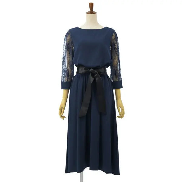 結婚式 ワンピース パーティードレス 長袖 レース 袖あり 膝丈 お呼ばれ 二次会 披露宴 フォーマル 入学式 卒業式 セレモニー 体型カバー 大きいサイズ レディース ドレス 春夏春夏 パーティードレス通販TwinkleGIrls