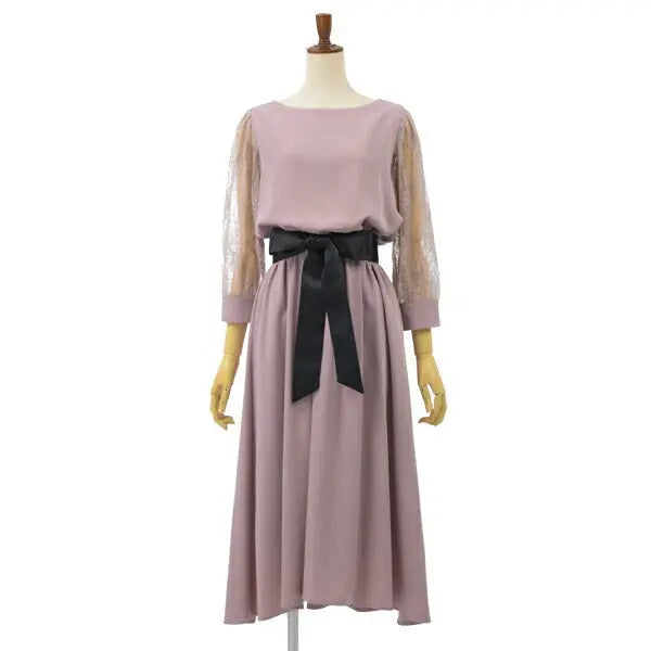 結婚式 ワンピース パーティードレス 長袖 レース 袖あり 膝丈 お呼ばれ 二次会 披露宴 フォーマル 入学式 卒業式 セレモニー 体型カバー 大きいサイズ レディース ドレス 春夏春夏 パーティードレス通販TwinkleGIrls