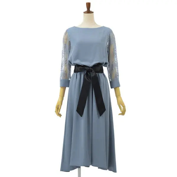 結婚式 ワンピース パーティードレス 長袖 レース 袖あり 膝丈 お呼ばれ 二次会 披露宴 フォーマル 入学式 卒業式 セレモニー 体型カバー 大きいサイズ レディース ドレス 春夏春夏 パーティードレス通販TwinkleGIrls