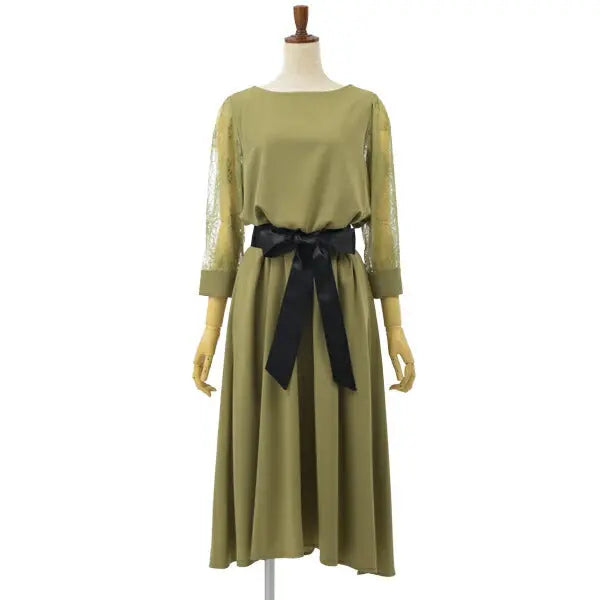 結婚式 ワンピース パーティードレス 長袖 レース 袖あり 膝丈 お呼ばれ 二次会 披露宴 フォーマル 入学式 卒業式 セレモニー 体型カバー 大きいサイズ レディース ドレス 春夏春夏 パーティードレス通販TwinkleGIrls