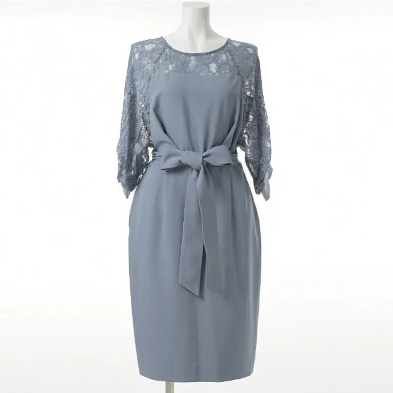 パーティードレス 結婚式 ワンピース ドレス レース 袖あり 膝丈 ミディアム パーティー 披露宴 謝恩会 同窓会 フォーマル レディース 服 パーティードレス通販TwinkleGIrls