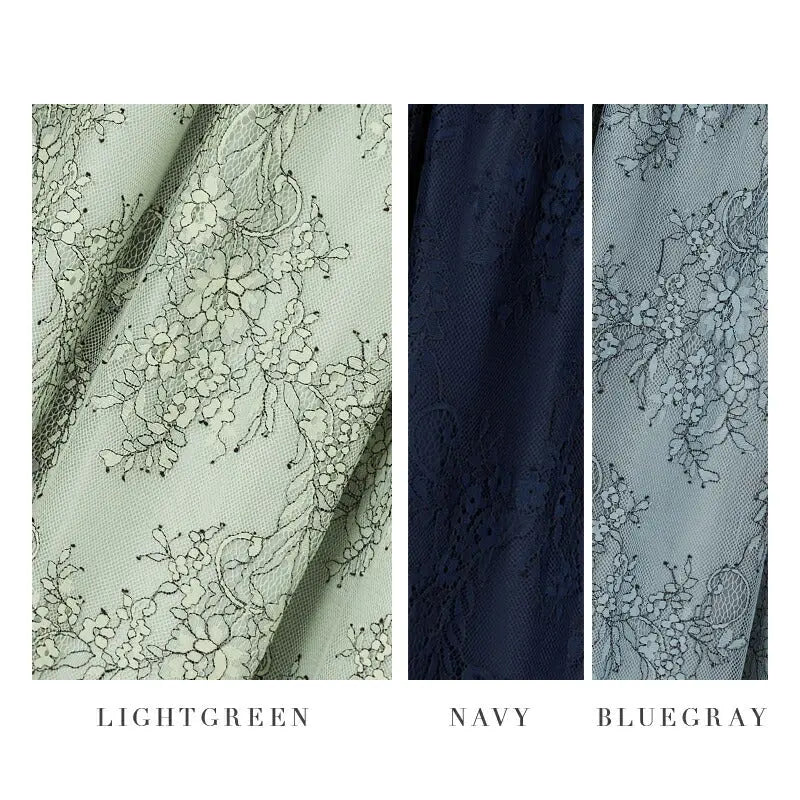 パーティードレス結婚式ワンピースドレスお呼ばれ袖チュール7分袖体型カバージョーゼットラップスカート風ウエストゴム膝丈ミモレ丈パーティー披露宴謝恩会同窓会成人式フォーマルレディース服即日配送