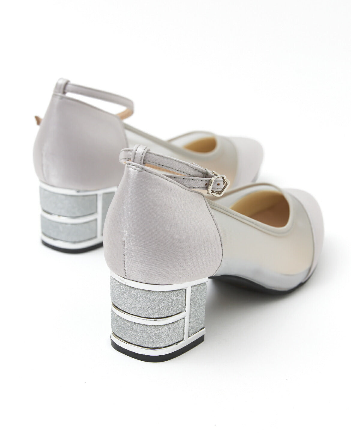 結婚式パンプスお呼ばれ対応疲れないローヒールチャンキーヒールストラップ付きレディースクッション入り幅広対応